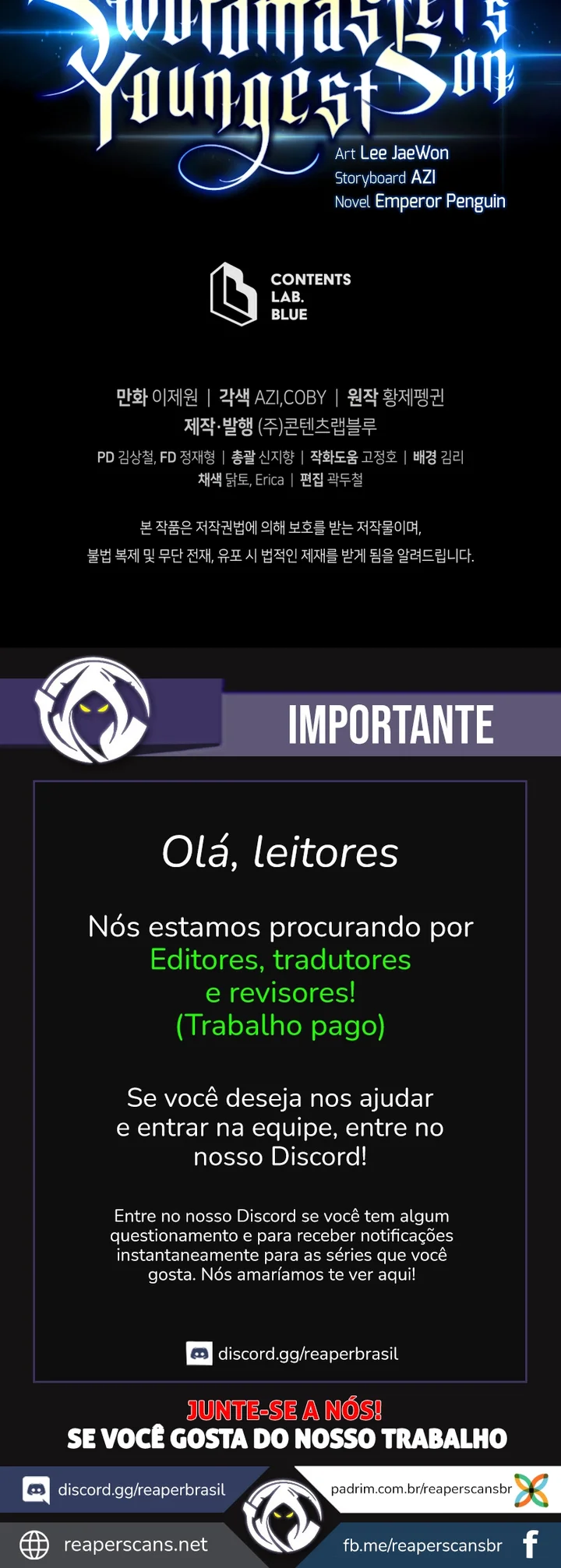 Read O Filho Mais Novo do Mestre Espadachim (PT-BR) PT Manga Online