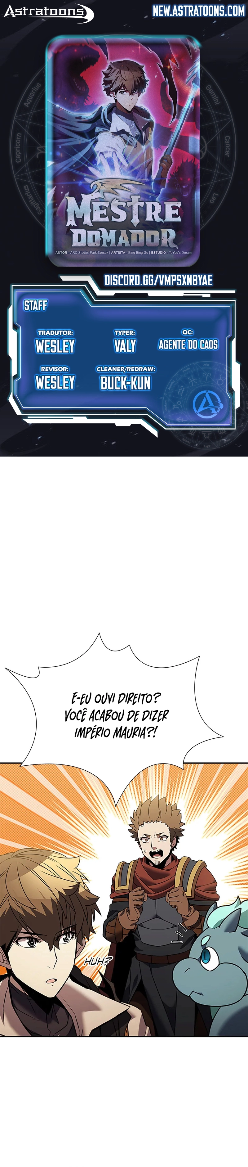 Read O Mestre Domador (PT-BR) PT Manga Online
