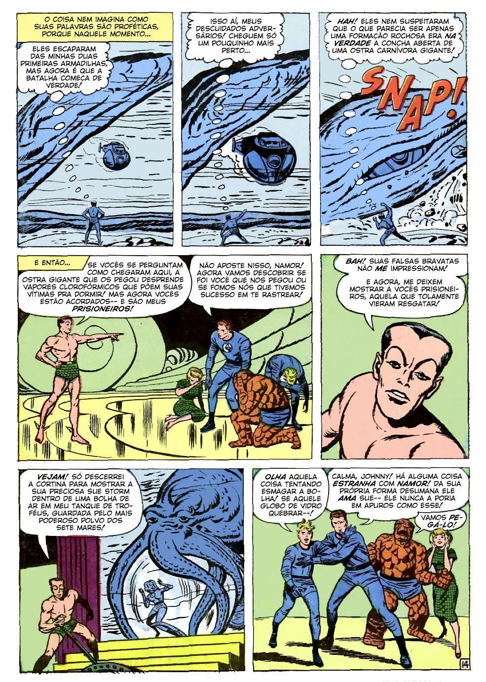 Read Quarteto Fantástico V1 (1961) (PT-BR) PT Manga Online
