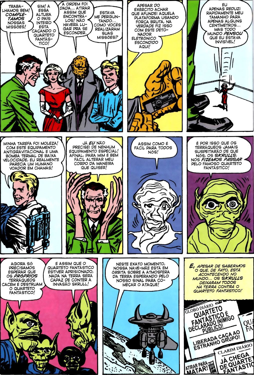 Read Quarteto Fantástico V1 (1961) (PT-BR) PT Manga Online