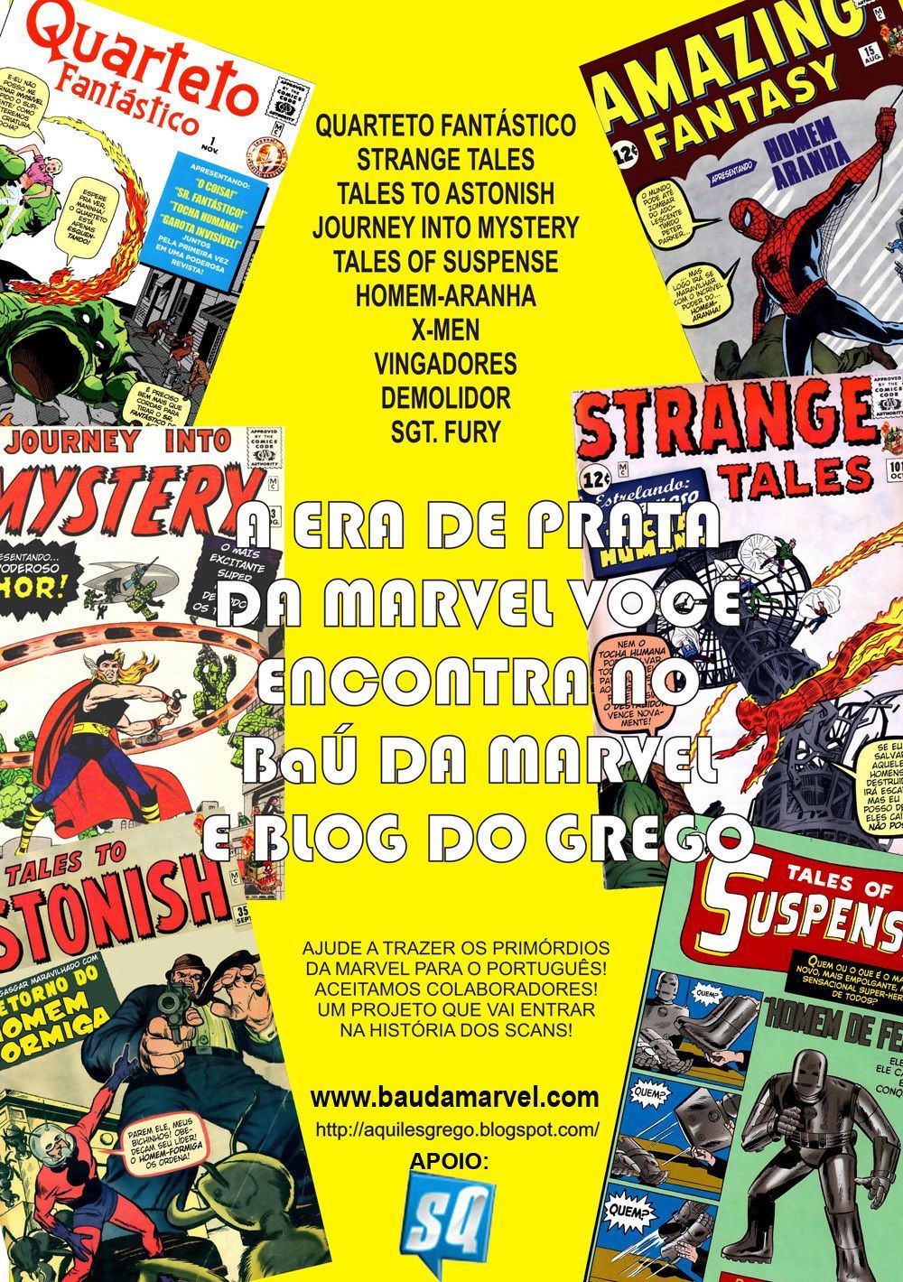 Read Quarteto Fantástico V1 (1961) (PT-BR) PT Manga Online