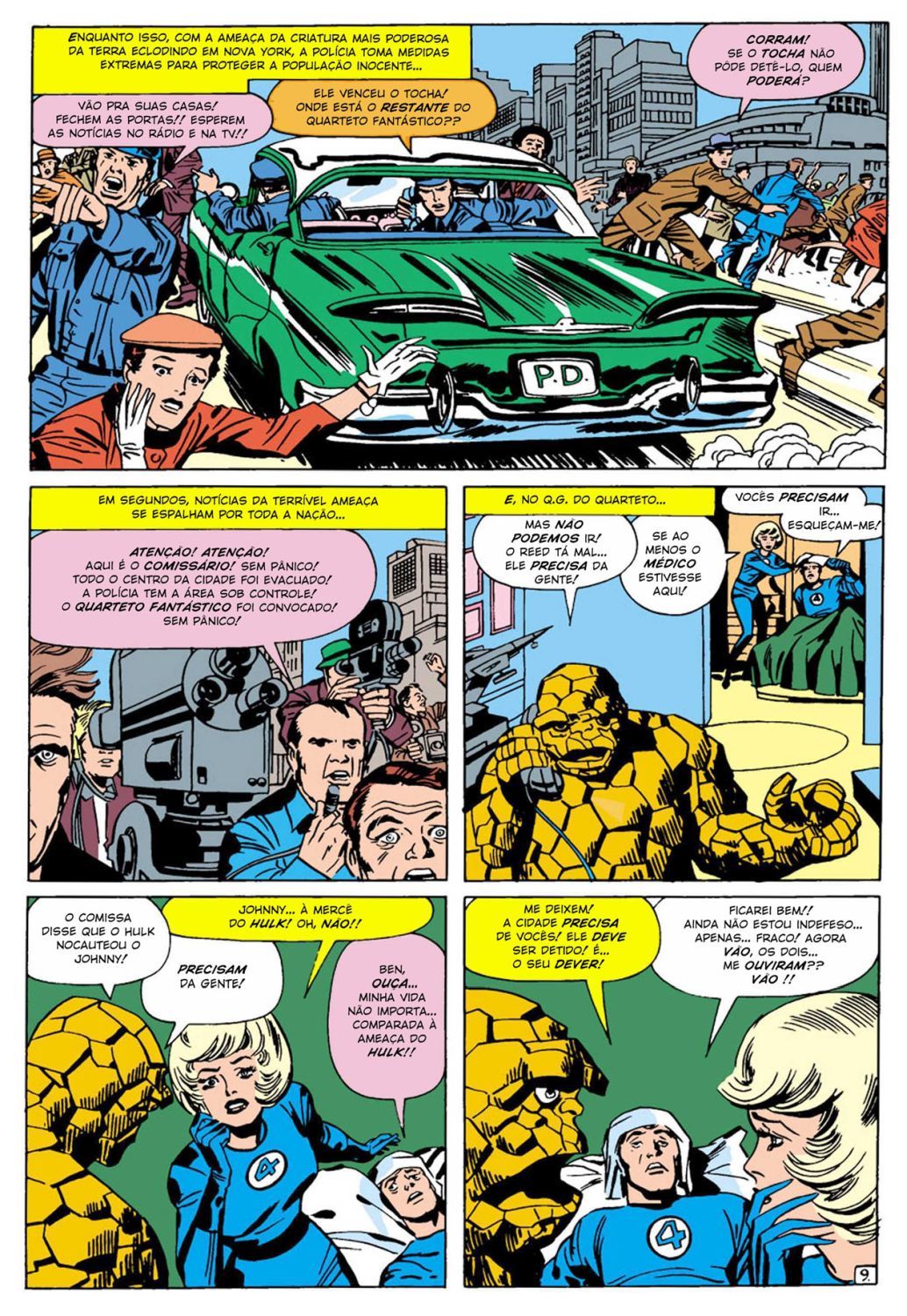 Read Quarteto Fantástico V1 (1961) (PT-BR) PT Manga Online