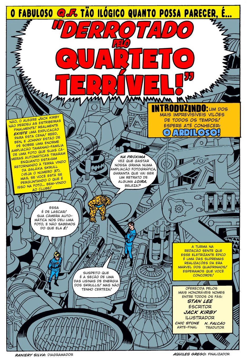 Read Quarteto Fantástico V1 (1961) (PT-BR) PT Manga Online