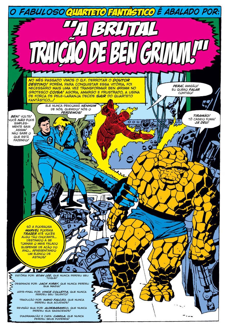 Read Quarteto Fantástico V1 (1961) (PT-BR) PT Manga Online