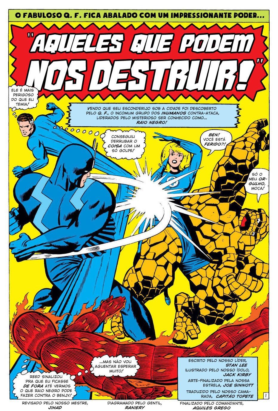 Read Quarteto Fantástico V1 (1961) (PT-BR) PT Manga Online