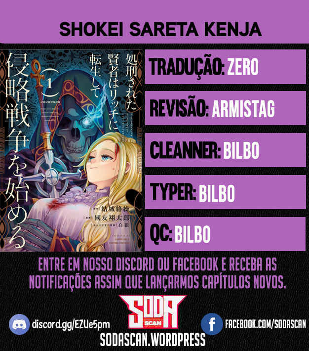 Read Shokei Sareta Kenja wa Lich ni Tensei (PT-BR) PT Manga Online