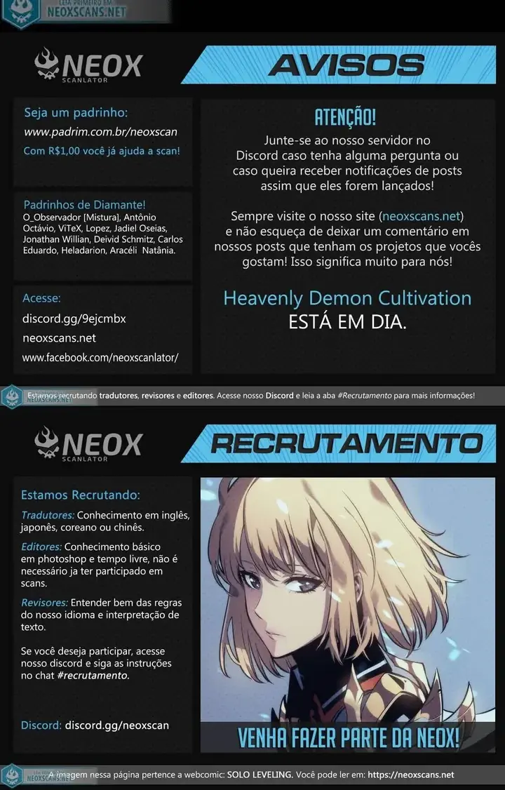Read Simulação de Cultivo do Demônio Celestial (PT-BR) PT Manga Online