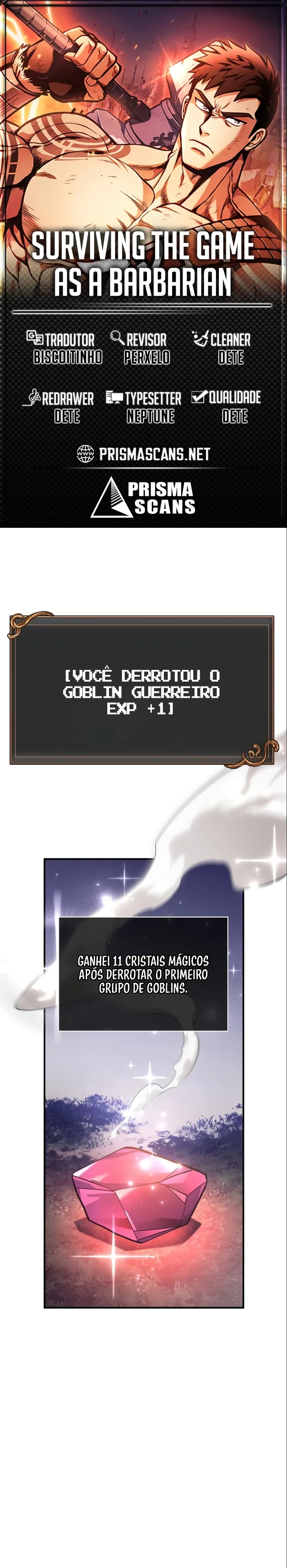 Read Sobrevivendo ao Jogo como um Bárbaro (PT-BR) PT Manga Online