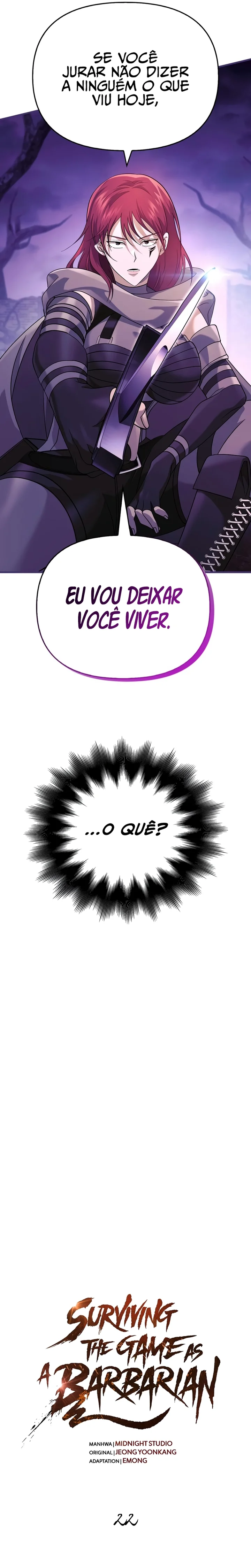 Read Sobrevivendo ao Jogo como um Bárbaro (PT-BR) PT Manga Online