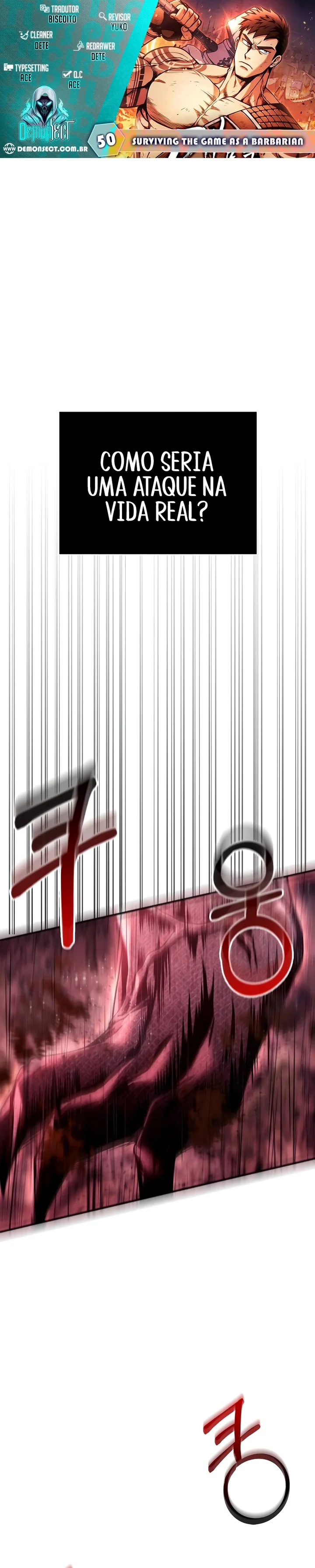Read Sobrevivendo ao Jogo como um Bárbaro (PT-BR) PT Manga Online
