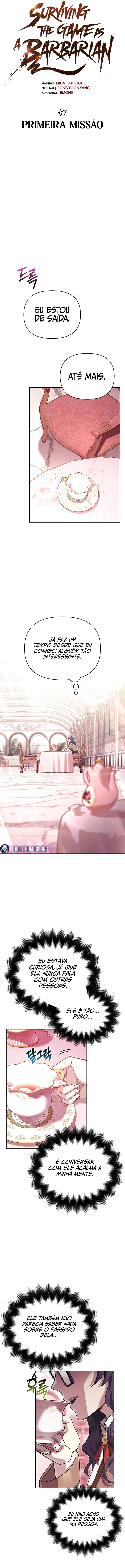 Read Sobrevivendo ao Jogo como um Bárbaro (PT-BR) PT Manga Online