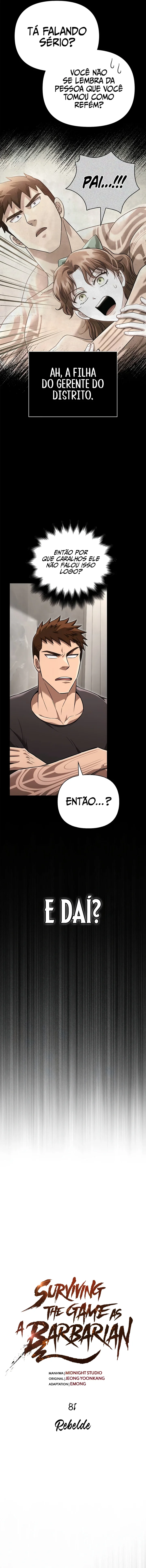 Read Sobrevivendo ao Jogo como um Bárbaro (PT-BR) PT Manga Online