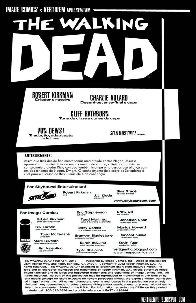 Read The Walking Dead (PT-BR) PT Manga Online