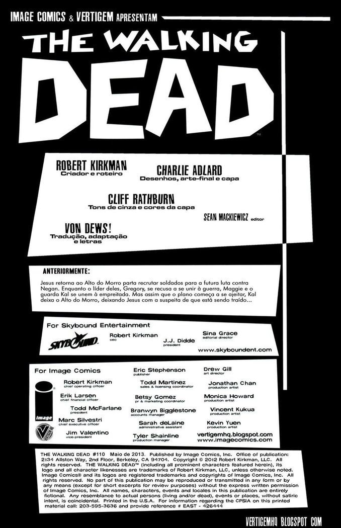Read The Walking Dead (PT-BR) PT Manga Online