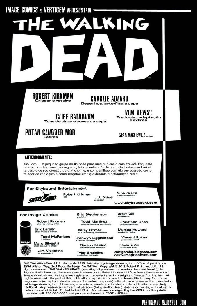 Read The Walking Dead (PT-BR) PT Manga Online