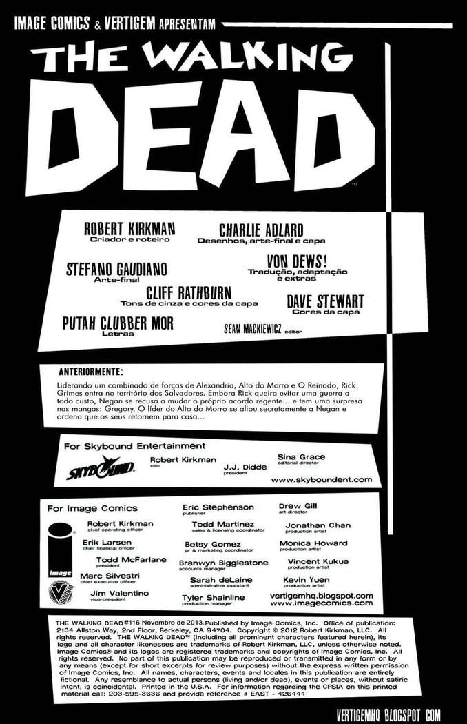Read The Walking Dead (PT-BR) PT Manga Online