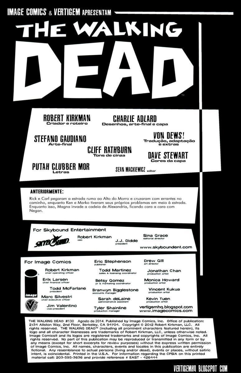 Read The Walking Dead (PT-BR) PT Manga Online