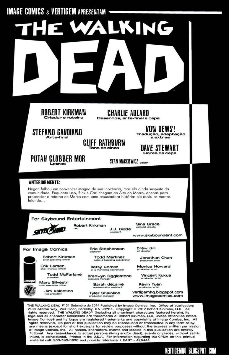 Read The Walking Dead (PT-BR) PT Manga Online
