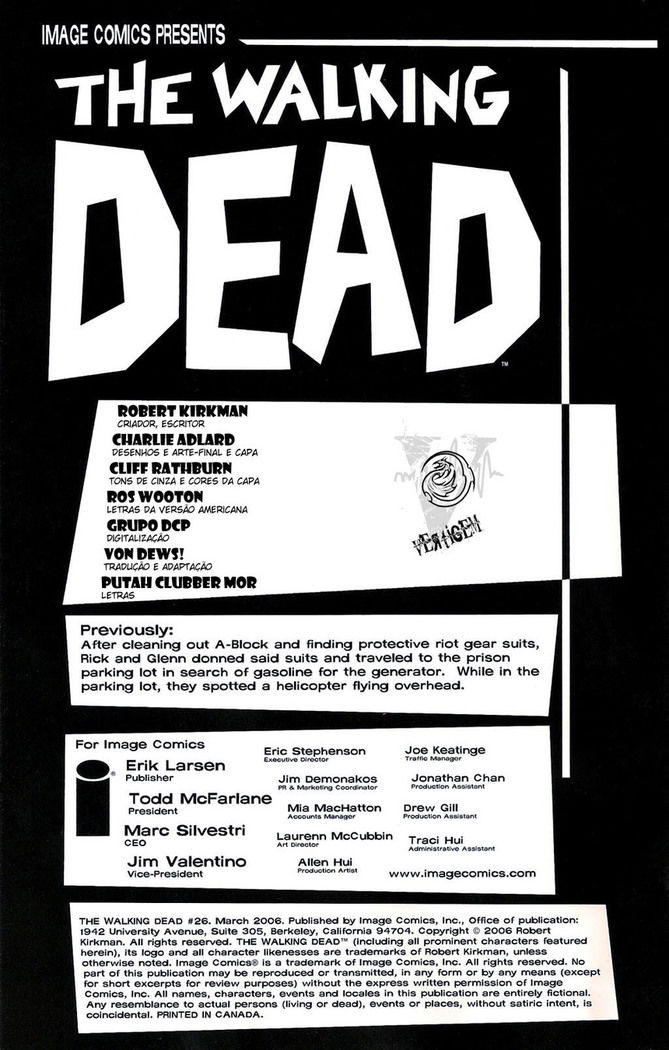 Read The Walking Dead (PT-BR) PT Manga Online