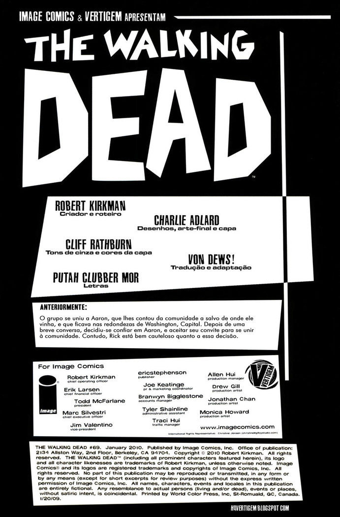 Read The Walking Dead (PT-BR) PT Manga Online