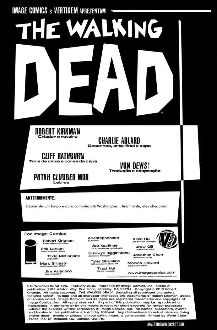 Read The Walking Dead (PT-BR) PT Manga Online