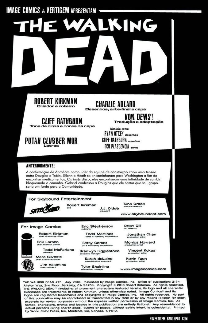 Read The Walking Dead (PT-BR) PT Manga Online