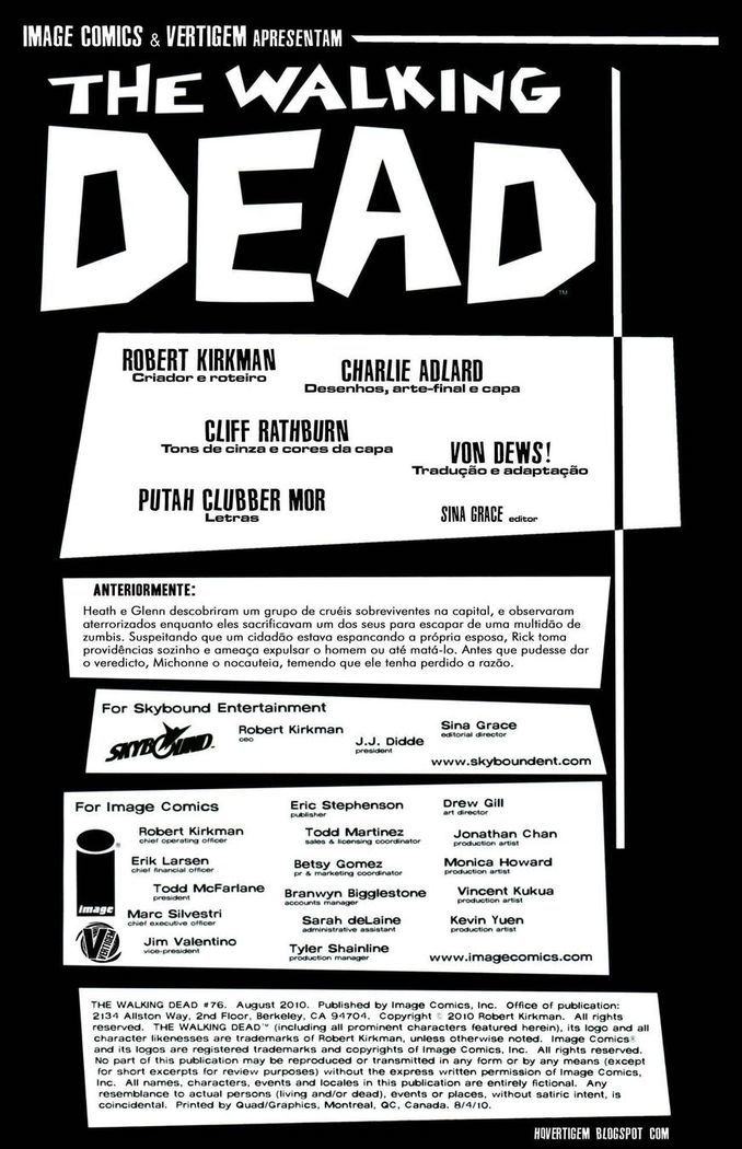 Read The Walking Dead (PT-BR) PT Manga Online