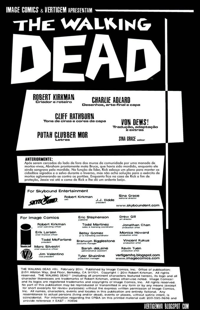 Read The Walking Dead (PT-BR) PT Manga Online