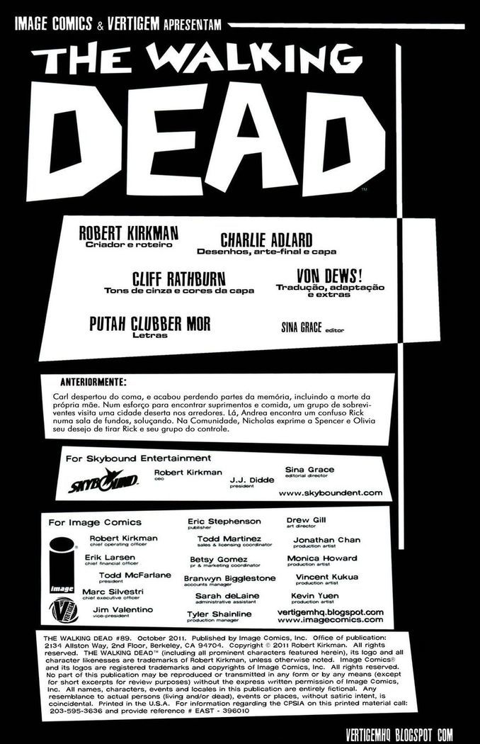 Read The Walking Dead (PT-BR) PT Manga Online