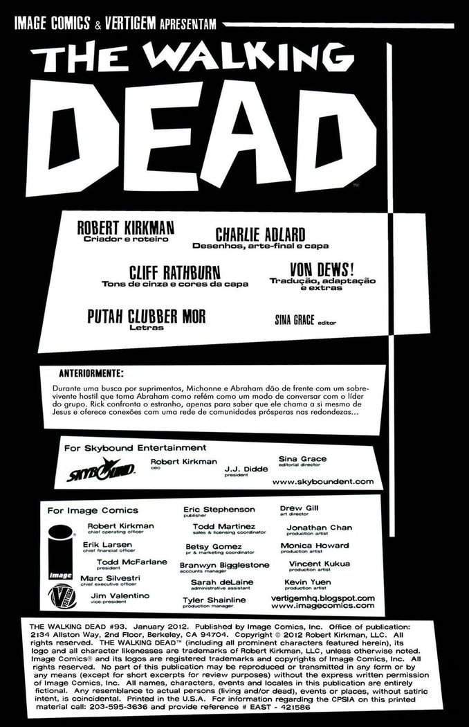 Read The Walking Dead (PT-BR) PT Manga Online