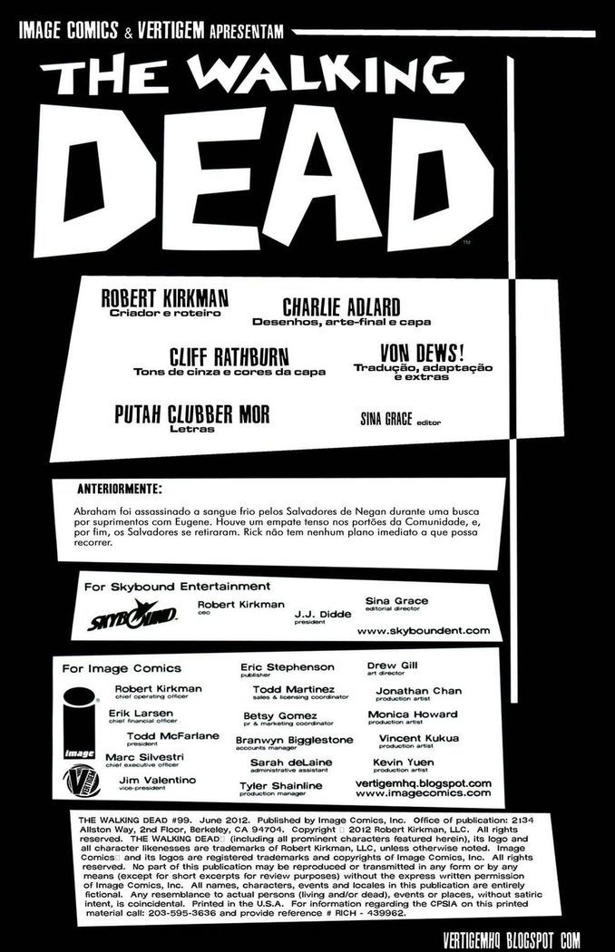 Read The Walking Dead (PT-BR) PT Manga Online