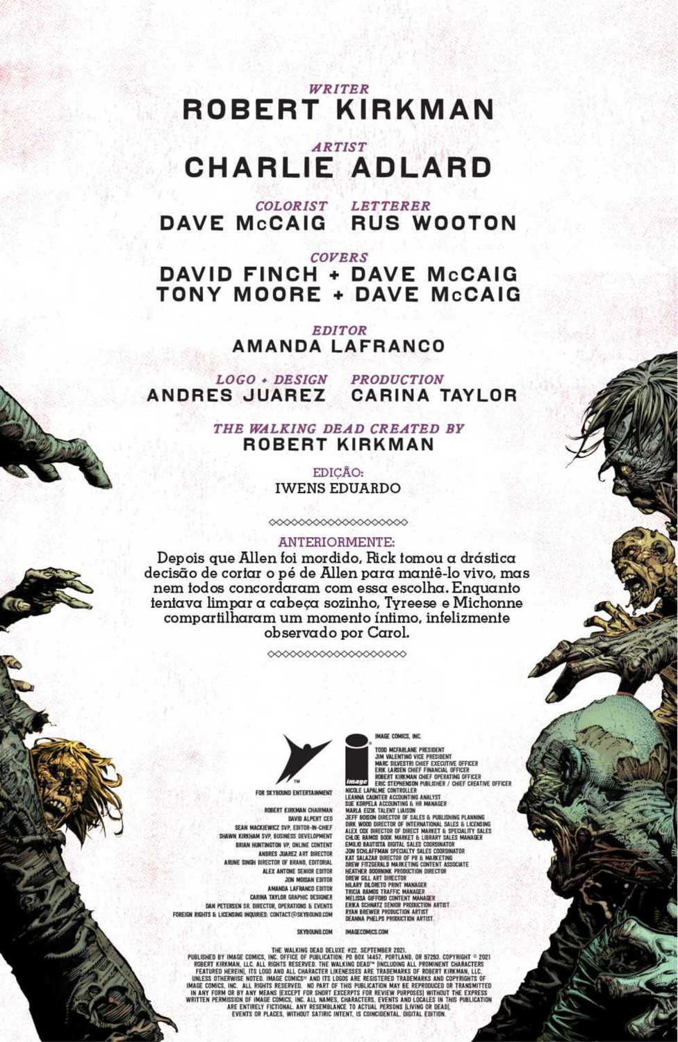 Read The Walking Dead - Deluxe (PT-BR) PT Manga Online