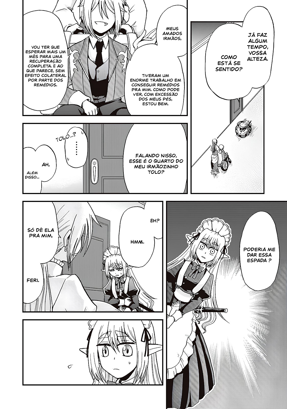 Read Um Imperador da Espada reencarnou como um Príncipe Lixo (PT-BR) PT Manga Online