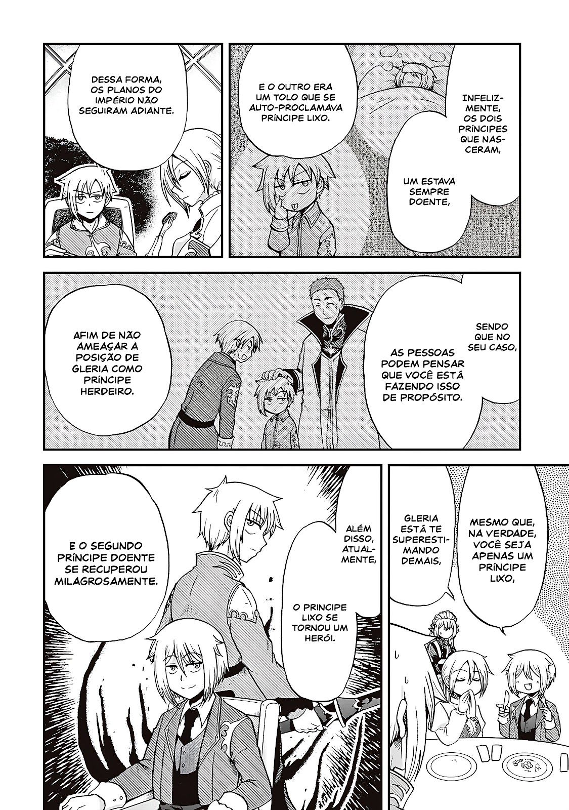 Read Um Imperador da Espada reencarnou como um Príncipe Lixo (PT-BR) PT Manga Online
