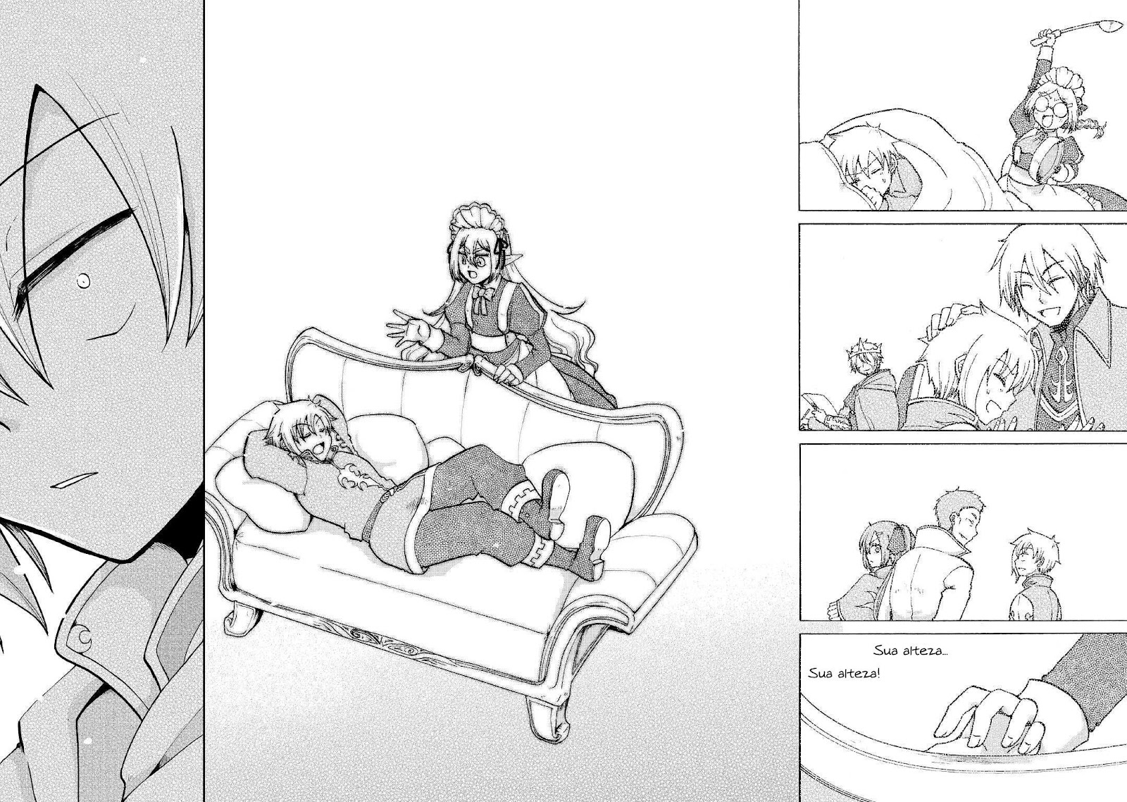 Read Um Imperador da Espada reencarnou como um Príncipe Lixo (PT-BR) PT Manga Online