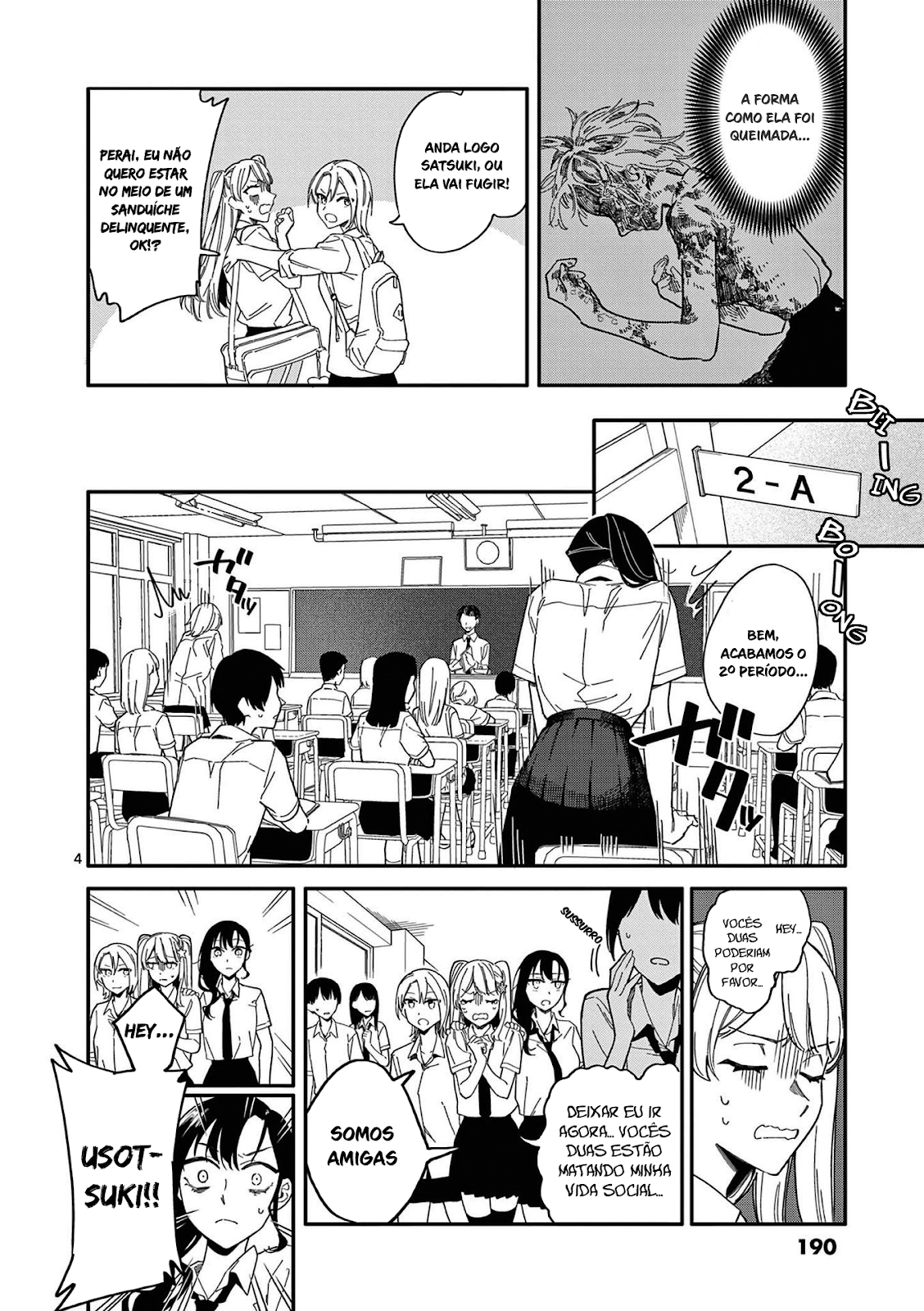 Read Usotsuki Satsuki wa Shi ga Mieru (PT-BR) PT Manga Online