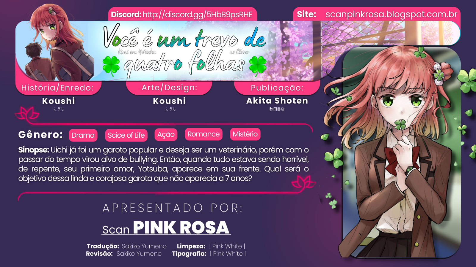 Read Você é um Trevo de Quatro Folhas (PT-BR) PT Manga Online